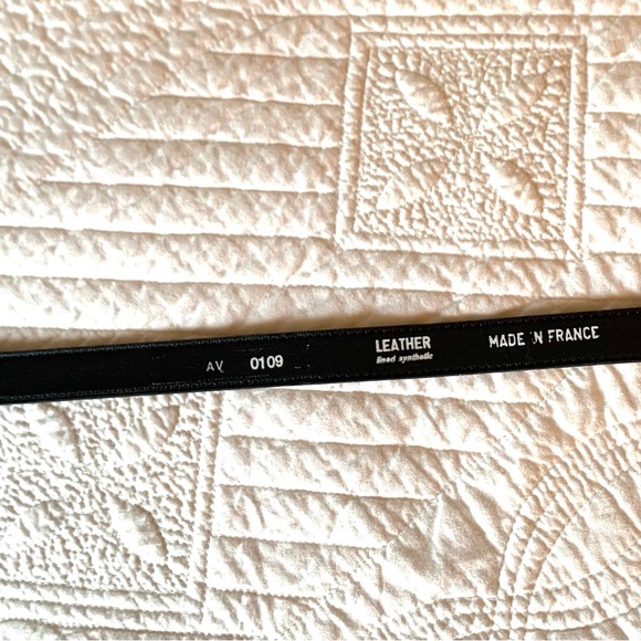 Avignon Leather Belt Silver Snake 🐍 Sz M/L 30” - 34” #0109 - Picture 12 of 13